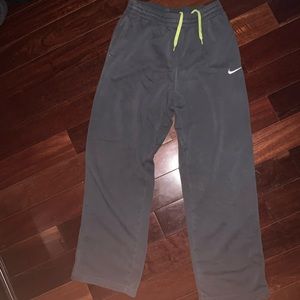 Nike Pants - Men's Nike Sweatpants w Green Laces Nike Pants - Men's Nike Sweatpants w Green Laces